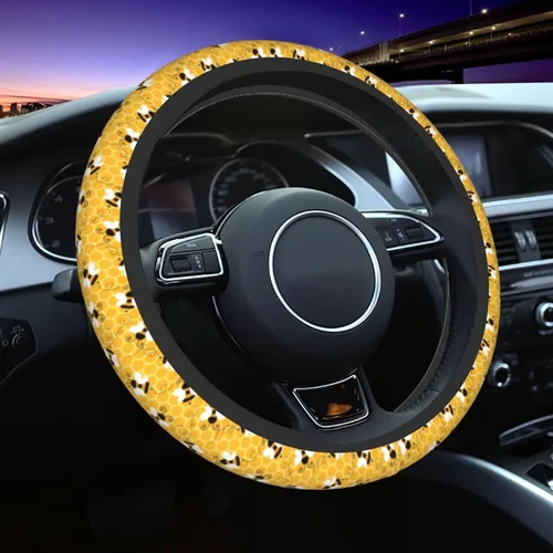 Vista 28 de Funda para volante MINIOZE de ojos malvados azules con luna mágica, accesorios para automóvil, linda para mujeres y niñas, universal de 15 pulgadas