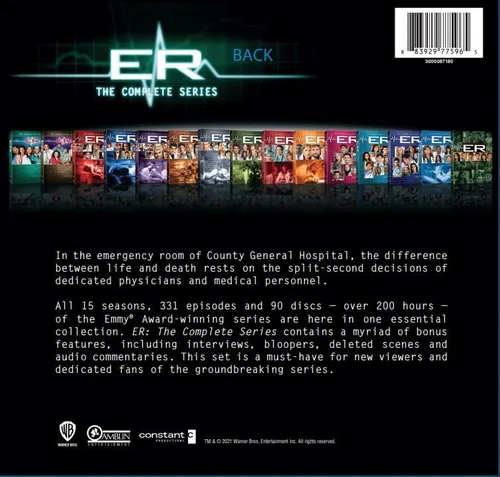 Vista 3 de ER The Complete Series (RPKG2021DVD)