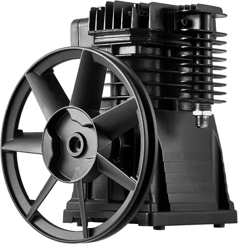Vista 4 de VEVOR Cabezal de bomba de compresor de aire, 3HP 5.8CFM @ 90PSI, cabezal de bomba de pistón de compresor de aire lubricado con aceite de doble