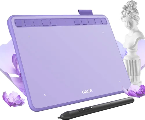 Vista 16 de UGEE Q6 - Tableta de dibujo de 6.5 x 4 pulgadas para teléfono Android con 6 teclas de acceso rápido, tableta gráfica, modo de dibujo ajustable