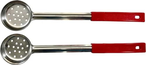 Vista 13 de Cuchara de acero inoxidable sólido de 1 onza para medir y servir; cucharas de grado comercial (paquete de 2) Commercial-Grade Spoodle for