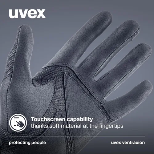 Vista 3 de Uvex Guantes de equitación elásticos y transpirables (occidental/inglés) para mujeres y hombres, ventraxion