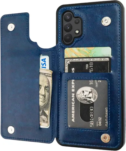 Vista 39 de ONETOP - Funda tipo cartera para Samsung Galaxy S22 con tarjetero, color negro Kickstand,ID/Cash Holder,Case Wallet with Card Slots,Double