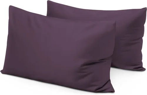 Vista 13 de Juego de 2 fundas de almohada de viaje de 12 x 16 con cierre de sobre, funda de almohada para niños pequeños, 600 hilos, 100% algodón egipcio suave