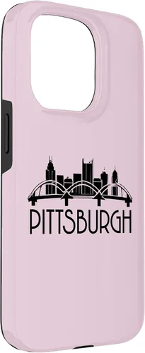 Vista 28 de iPhone 16 Pittsburgh Skyline 412 Steel City Case