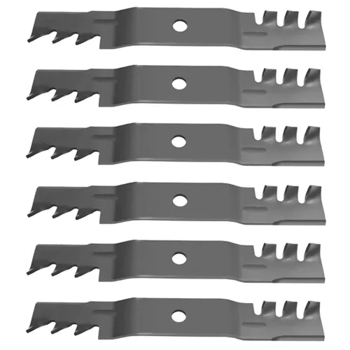 Vista 9 de Recambio de cuchilla de cortacésped dentada para John Deere SST18 M145476 para cubierta 48C