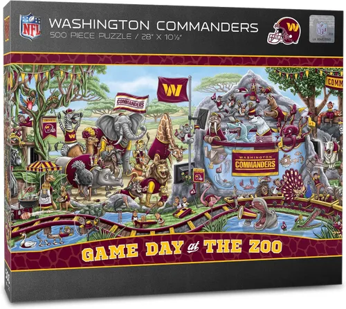 Vista 33 de YouTheFan - Rompecabezas NFL Game Day at The Zoo, 500 piezas