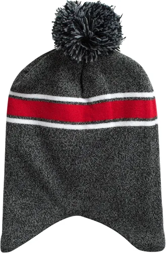 Vista 7 de Nintendo Super Mario Bros. Sombrero de invierno para niños, paquete de 2 gorros con pompones de Super Mario (4-7)