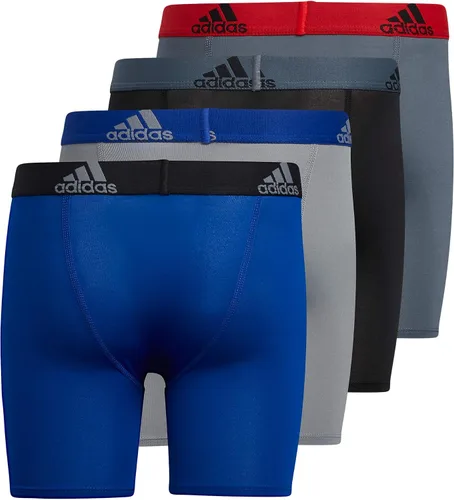 Vista 5 de adidas Calzoncillos tipo bóxer largos para niños paquete de 4