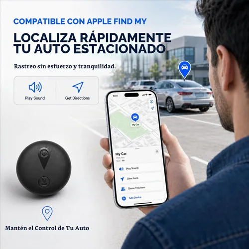Vista 3 de Rastreador GPS para vehículos, seguimiento en tiempo real, sin Negro