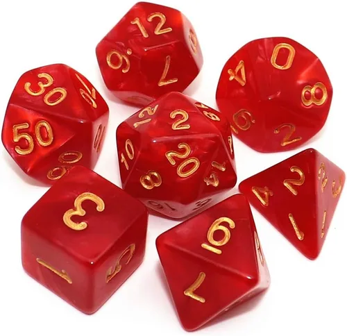 Vista 15 de DND - Juego de dados de nebulosa negra mezcla azul oscuro para Dungeon and Dragons D&D RPG juegos de rol, 7 dados poliédricos con bolsa de dados