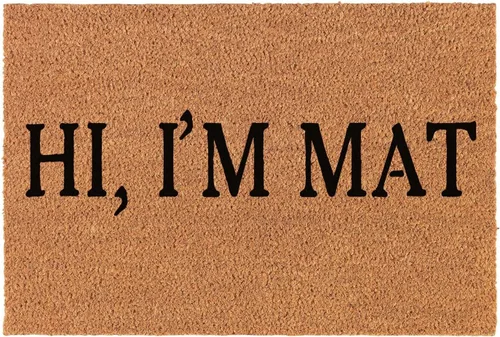 Vista 8 de Funny Dammit Jim I'm a Doormat Not a Doctor - Tapete decorativo para el porche delantero, para la entrada al aire libre, personalizado, resistente