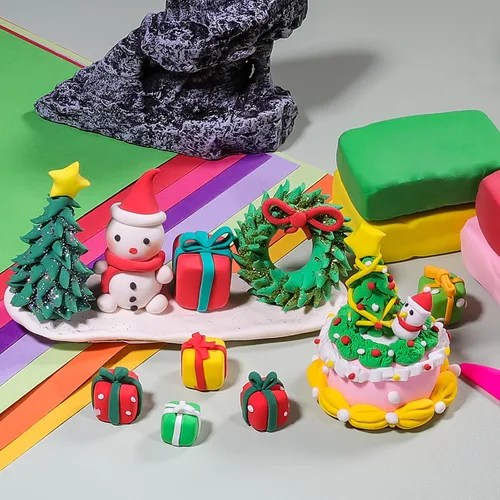 Vista 9 de ifergoo Kit de arcilla para modelar para niños, arcilla mágica de secado al aire de 24 colores, ultra ligera, segura y no tóxica, gran regalo