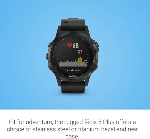 Vista 3 de Garmin fēnix Multisport GPS Smartwatch, Zafiro