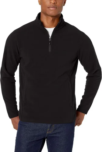 Vista 3 de Tienda Essentials Men's Quarter-Zip Polar Fleece Jacket