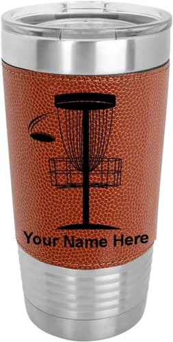 Vista 13 de LaserGram - Vaso personalizado de 20 onzas, Disc Golf (estilo béisbol)