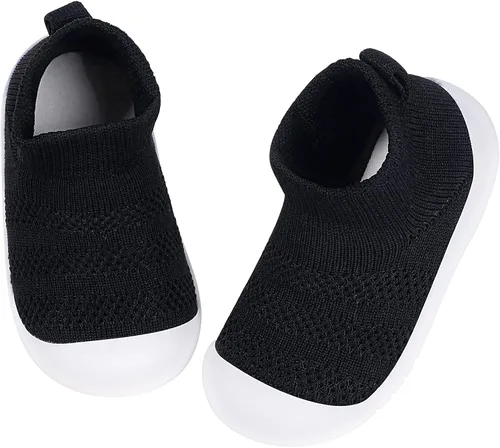 Vista 104 de Zapatos de bebé Pantuflas para niños pequeños, calcetines para niños y niñas, suela antideslizante