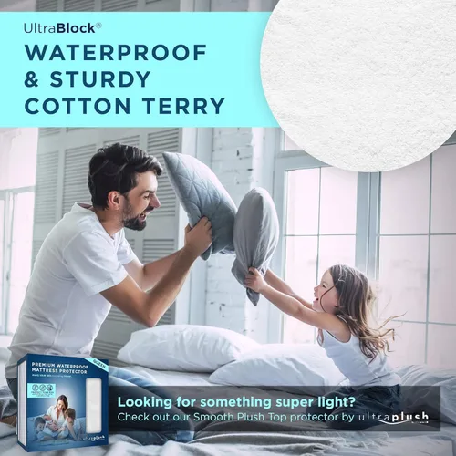 Vista 7 de Protector de colchón impermeable UltraPlush Premium – Funda muy suave y silenciosa, otro, Completo