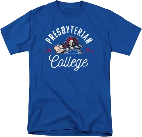 Vista 97 de Collegiate Distressed Mascot Unisex Adult T Shirt Collection 3 Universidad de Adelphi
