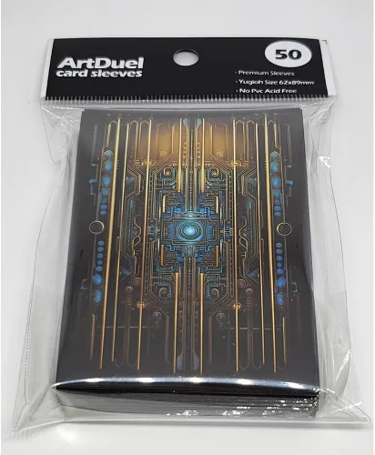 Vista 2 de Fundas para tarjetas Yugioh - Tecnología - 50ct