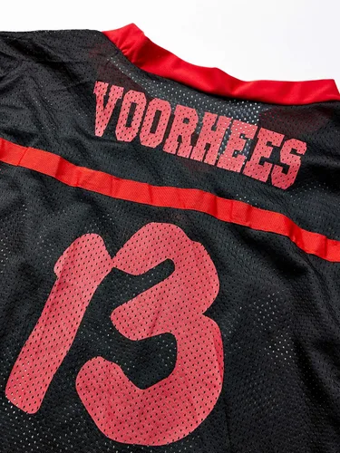 Vista 4 de Disfraz de Jason de la película Viernes 13 con playera de hockey y máscara