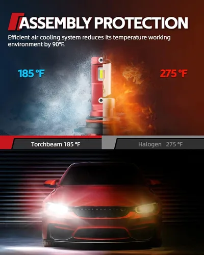 Vista 5 de Torchbeam Bombillas LED 9005/H11, paquete de 4
