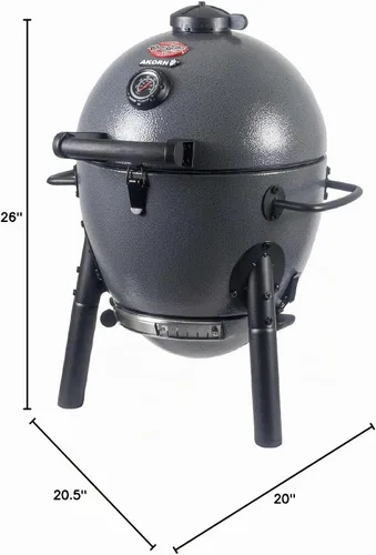 Vista 11 de Char-Griller E86714 AKORN Jr. Parrilla a carbón portátil tipo Kamado