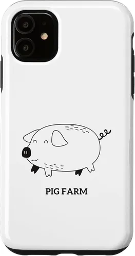 Vista 5 de iPhone 15 Pig Farm Case
