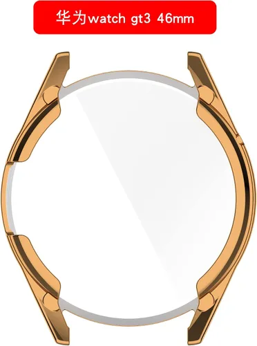 Vista 2 de Fundas protectoras de pantalla compatibles con Huawei Watch GT3, funda de TPU suave, accesorios para reloj inteligente, fundas TenCloud resistentes