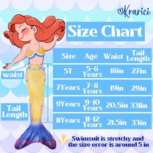 Vista 6 de Krarici girls Mermaid