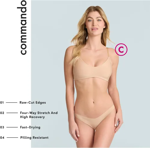 Vista 2 de commando Tanga pequeña clásica para mujer