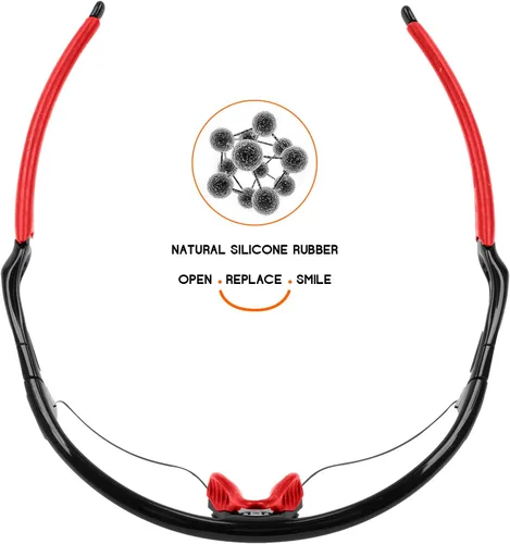 Vista 4 de Tintart Kits de goma para orejas y nariz, compatibles con Oakley Radar Path Range Edge Pitch