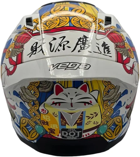 Vista 7 de Vega AIR GPX - Casco integral (talla M, Fortune)