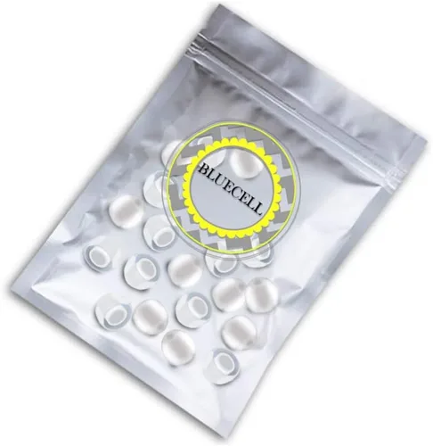 Vista 5 de Bluecell 10 pares pequeños de silicona de color transparente de repuesto para Audio-Technica Skullcandy Monster Sony Ultimate Ears Sharp Sennheiser