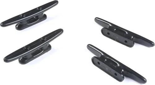 Vista 4 de Mxeol Tacos de nailon para lanchas, 4 pulgadas, 5 pulgadas, 6 pulgadas, 8 pulgadas, cuerda para kayak, color negro, para muelles de lanchas, kayaks