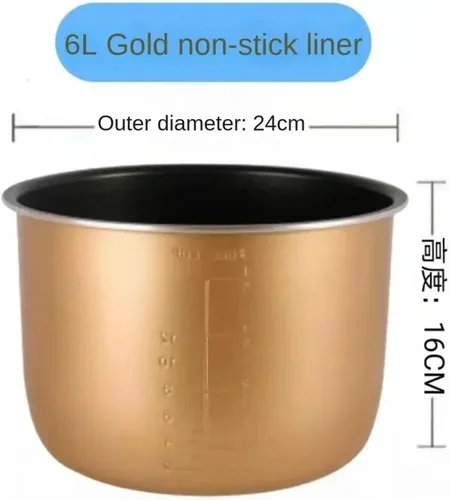 Vista 2 de Compatible con olla a presión eléctrica 6L repuesto olla