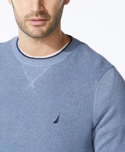 Vista 4 de Nautica Suéter acanalado para hombre