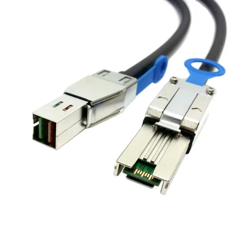 Vista 13 de chenyang Mini SAS 2 SFF-8088 a 2 SFF-8087 HD adaptador convertidor de servidor de datos con soporte