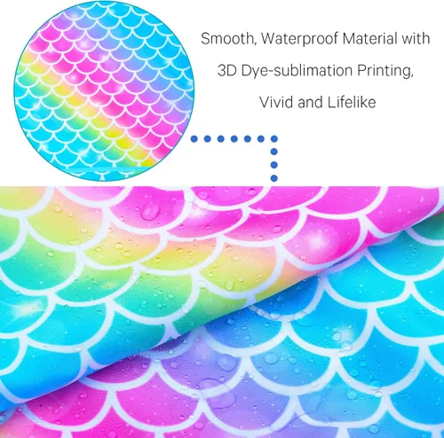 Vista 5 de Sylfairy Bata de arte para niños, impermeable, para pintar, delantal de pintura para niños pequeños