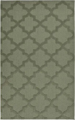 Vista 22 de Alfombra de Área Garland Rug Quatro Negra de 3' x 5' con Diseño de Enrejado Cut-Loop - Suave, Cómoda, Elegante y Económica en un Hermoso Color Negro