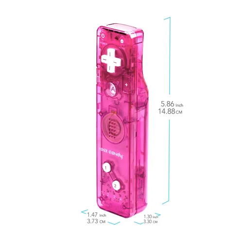 Vista 2 de PDP Rock Candy Gesture Controller for WiiWii U, Pink Palooza