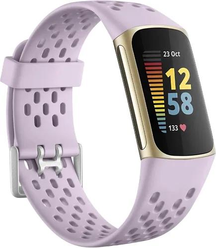 Vista 15 de Getino Bandas compatibles con Fitbit Charge, correas deportivas de repuesto ajustables transpirables suaves para Fitbit Charge 5/6, Negro