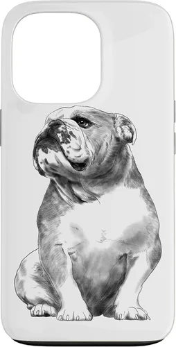Vista 10 de Funda para iPhone 17 de Bulldog Inglés con diseño de perro