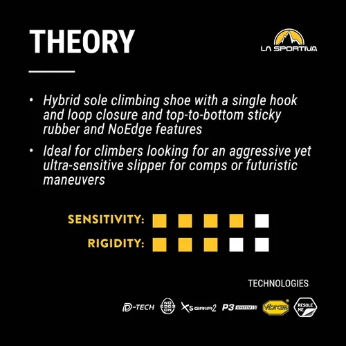 Vista 8 de La Sportiva Zapatos de escalada en roca Theory Performance para hombre