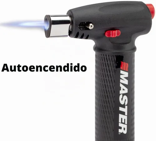 Vista 2 de Master Appliance MT-80K Kit de micro antorcha de butano [antorcha de butano, herramienta de calor sin llama, soldador y cuchillo caliente] de mano
