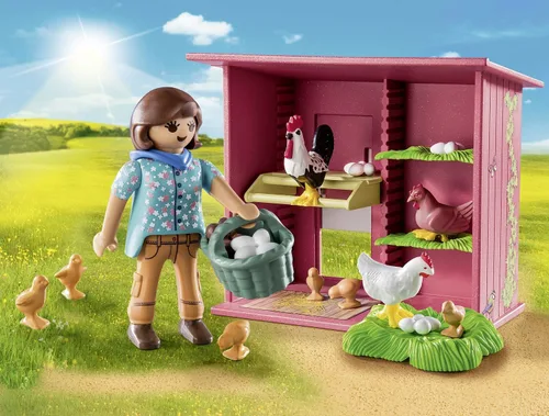 Vista 3 de Playmobil Casa de gallina