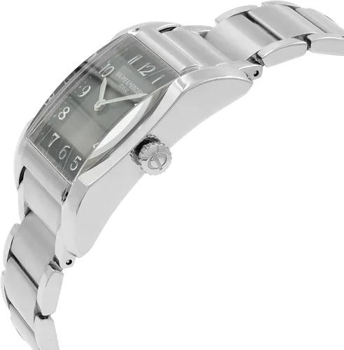 Vista 3 de Baume Mercier Hampton - Reloj de cuarzo con esfera negra para mujer M0A10021, Negro, Cronógrafos