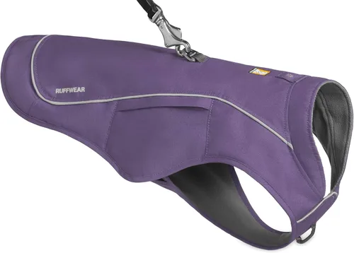 Vista 16 de Ruffwear, Combo de arnés y chaqueta Overcoat Fuse para perros, Naranja Canyonlands, Mediano Púrpura (Purple Sage)