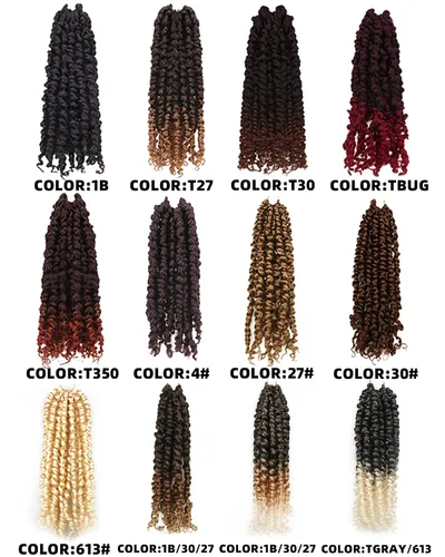 Vista 7 de Paquete de 8 paquetes de cabello de ganchillo súper corto de 6 pulgadas para mujeres negras y niños, extensiones de cabello pretrenzado suave