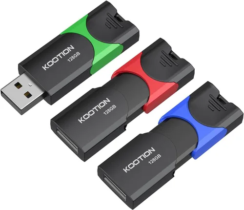 Vista 11 de Unidad flash USB 3.0 KOOTION 10 Pack 16GB 16G Unidad flash USB 3.0 retráctil con indicador LED de alta velocidad para almacenamiento y transferencia